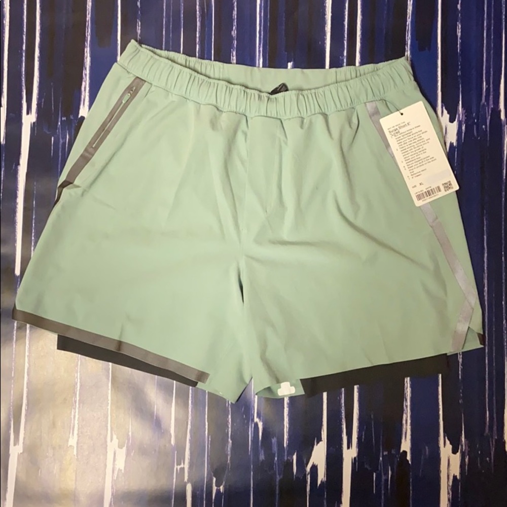 NWT Lululemon Lined Men’s Surge Short (6”)